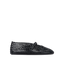 ALAÏA Glass-Embellished Ballet Flats 'Black'