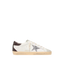 Golden Goose Super-Star 'White / Silver Glitter / Burgundy'