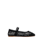 Miu Miu Woven Nappa Ballerina 'Black'
