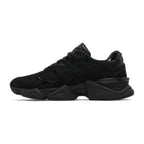New Balance 9060 'Triple Black' Suede Patent