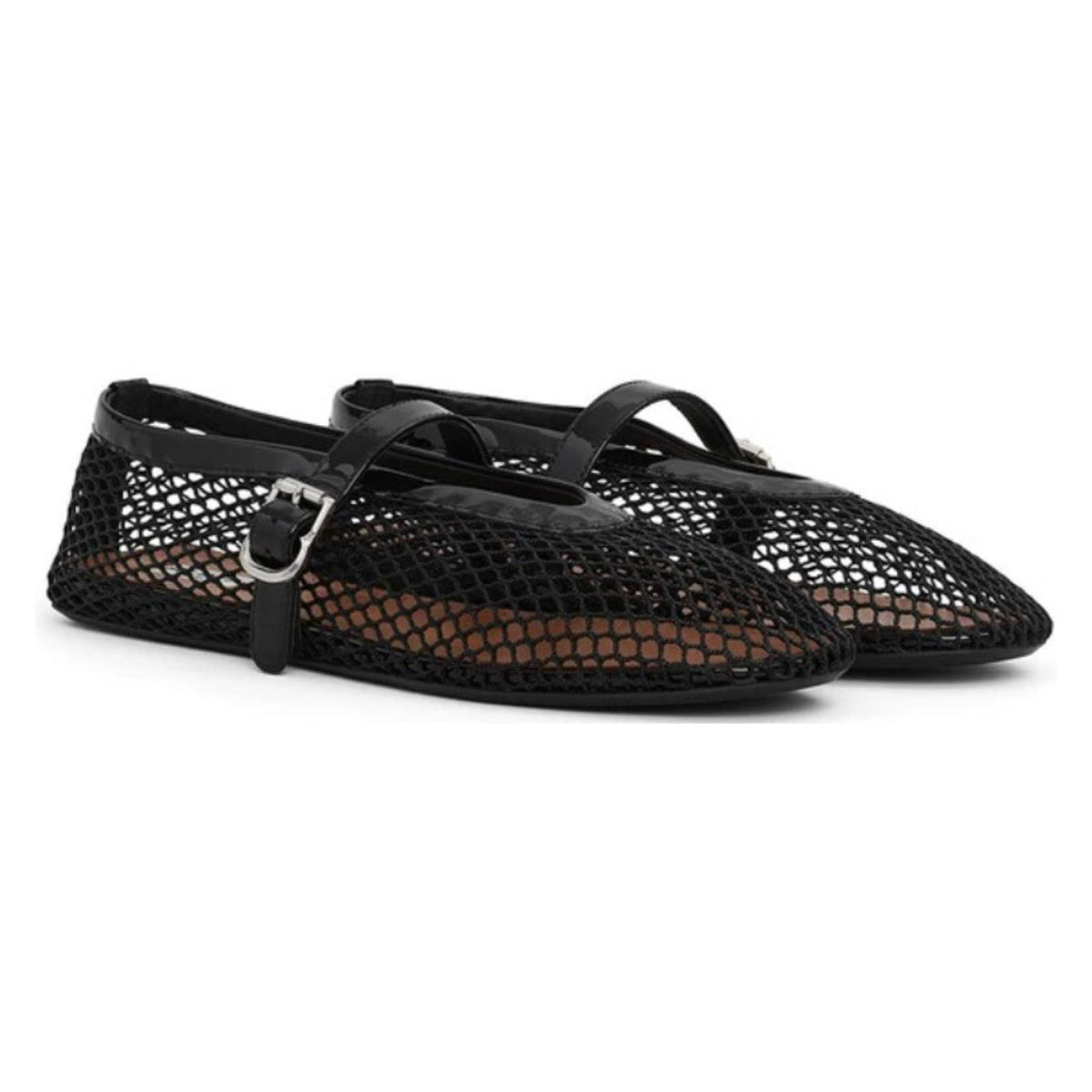 ALAÏA Mesh Ballet Flats 'Black'