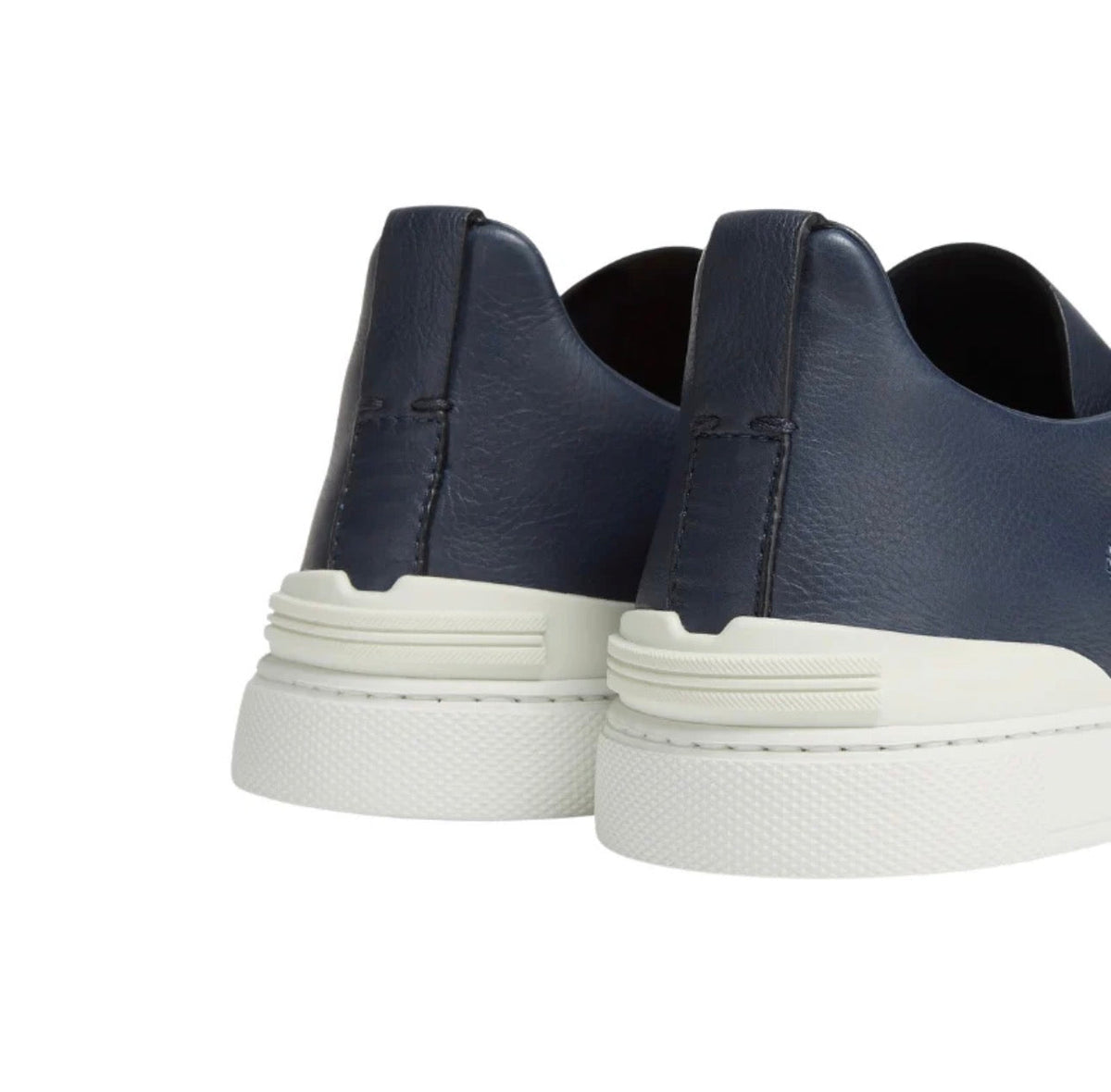 Zegna Triple Stitch Deerskin 'Navy Blue'