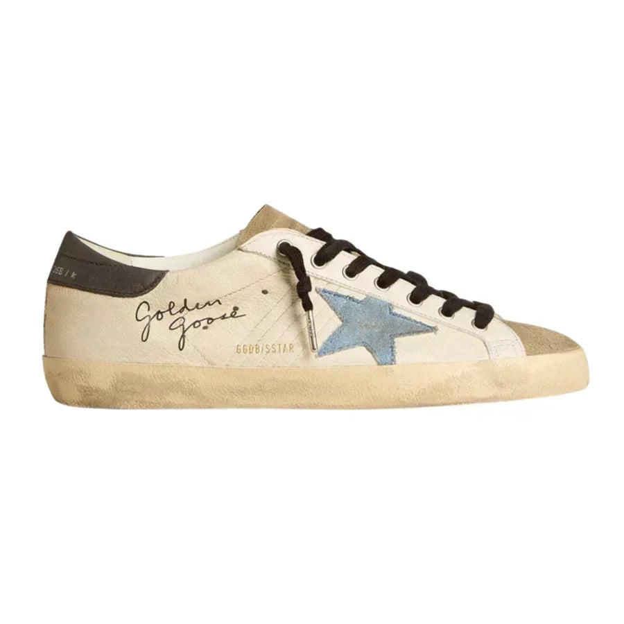 Golden Goose Super-Star 'Cream / Light Blue'