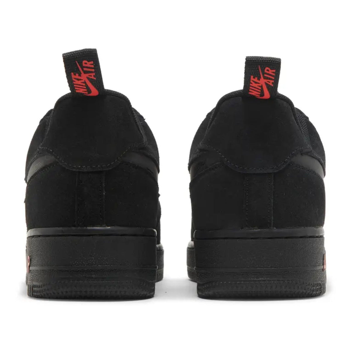 Nike Air Force 1 '07 LV8 'Reflective Swoosh' 'Black / Crimson'