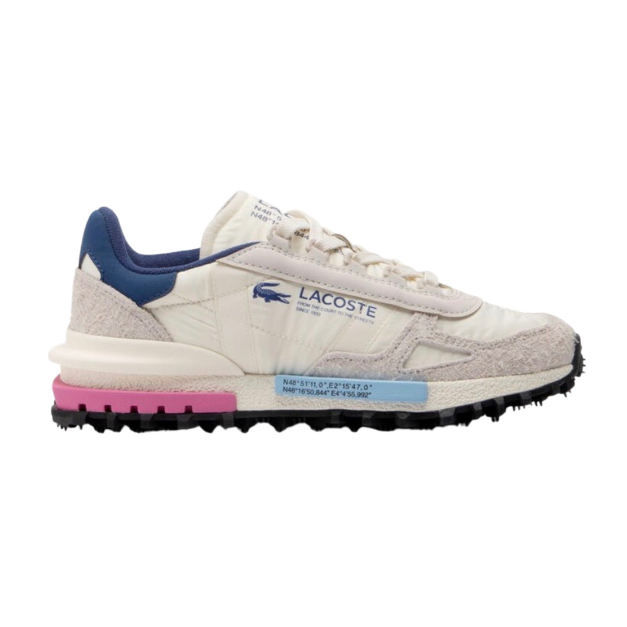 Lacoste Elite Active 'Off White / Navy / Pink' Secondary image