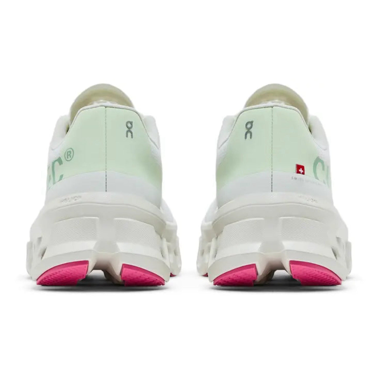 On Cloudmonster 'White / Lima'
