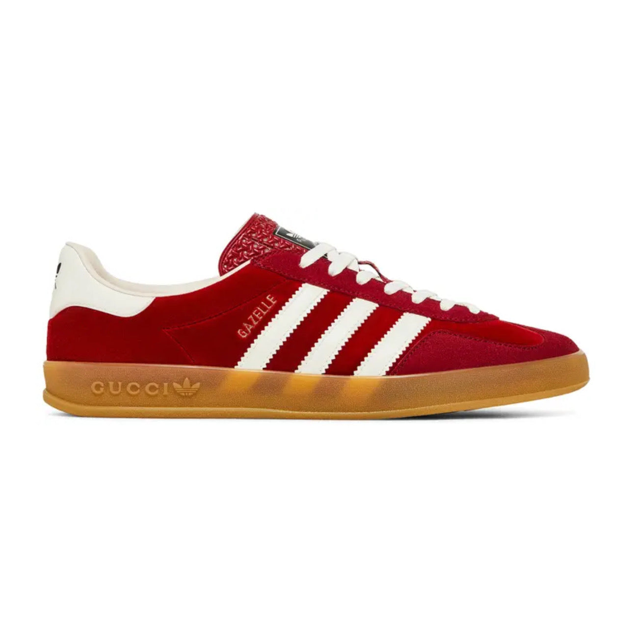 Gucci x adidas Gazelle 'Red Velvet' Secondary image