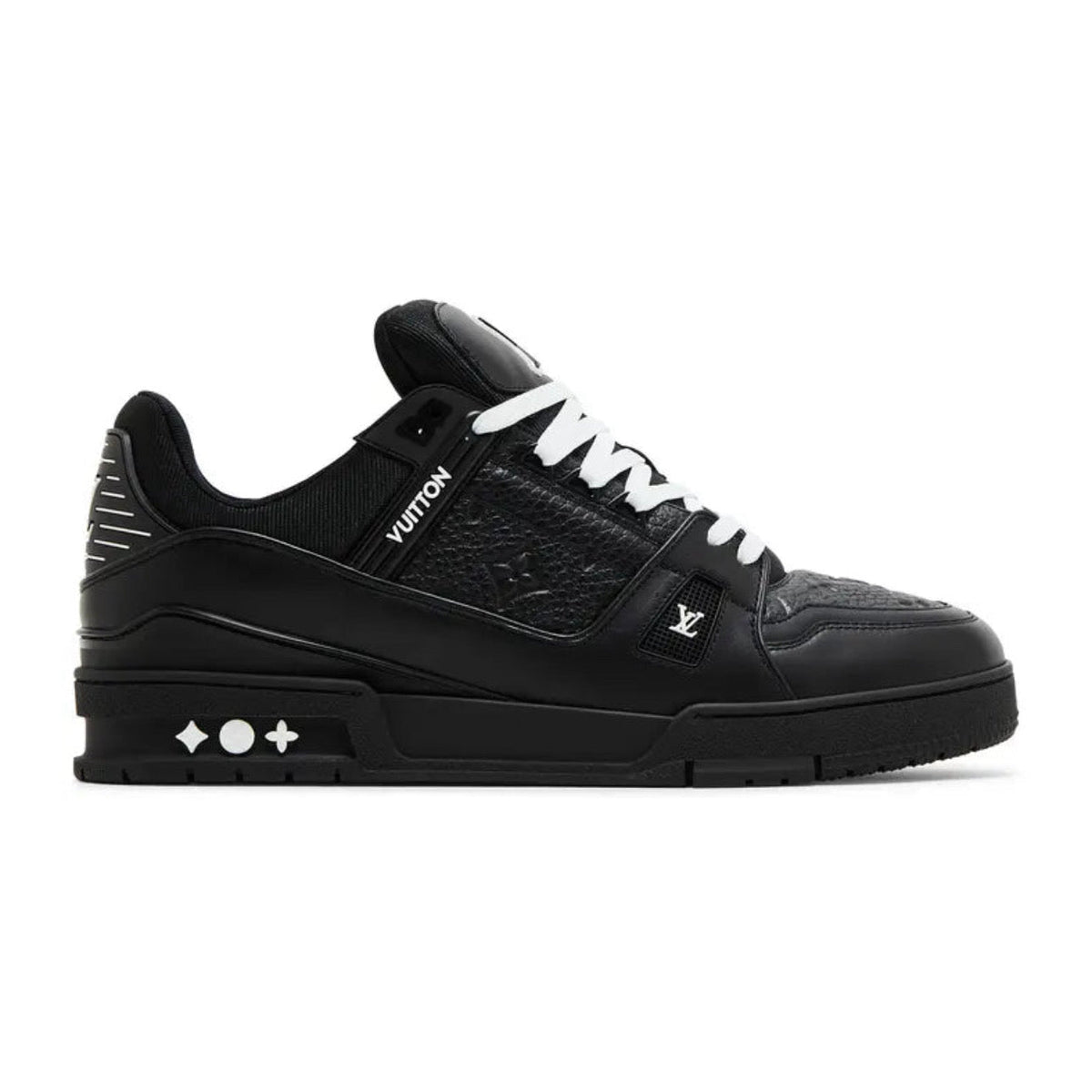 Louis Vuitton LV Trainer 'Embossed Monogram' 'Black'