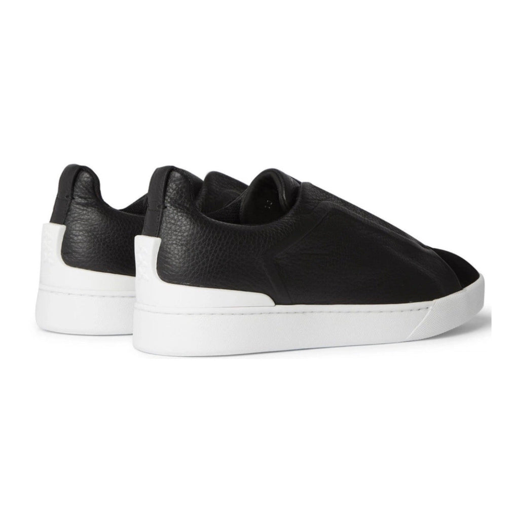 Zegna Triple Stitch Leather 'Black'