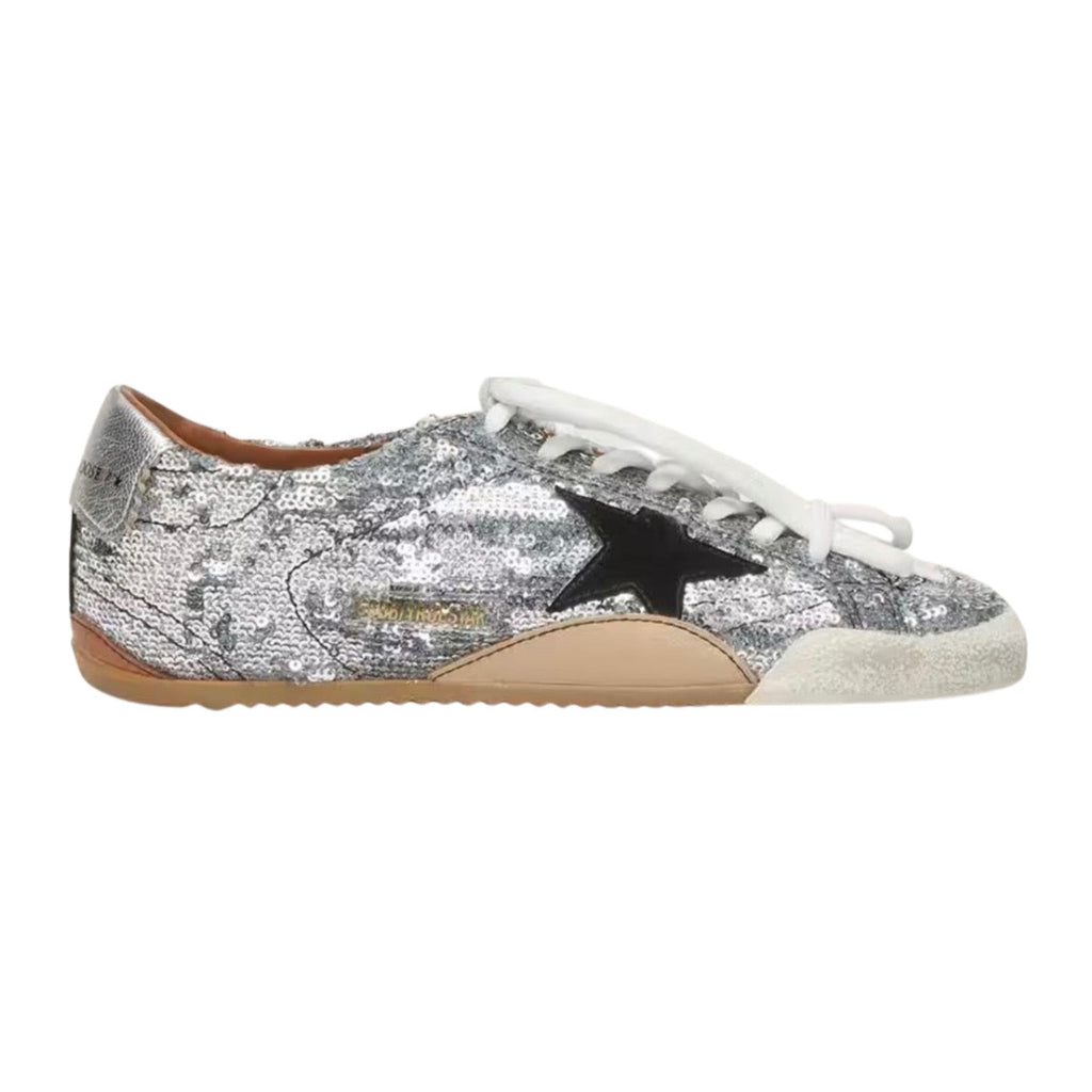 Golden Goose True-Star 'Silver Sequins / Black'