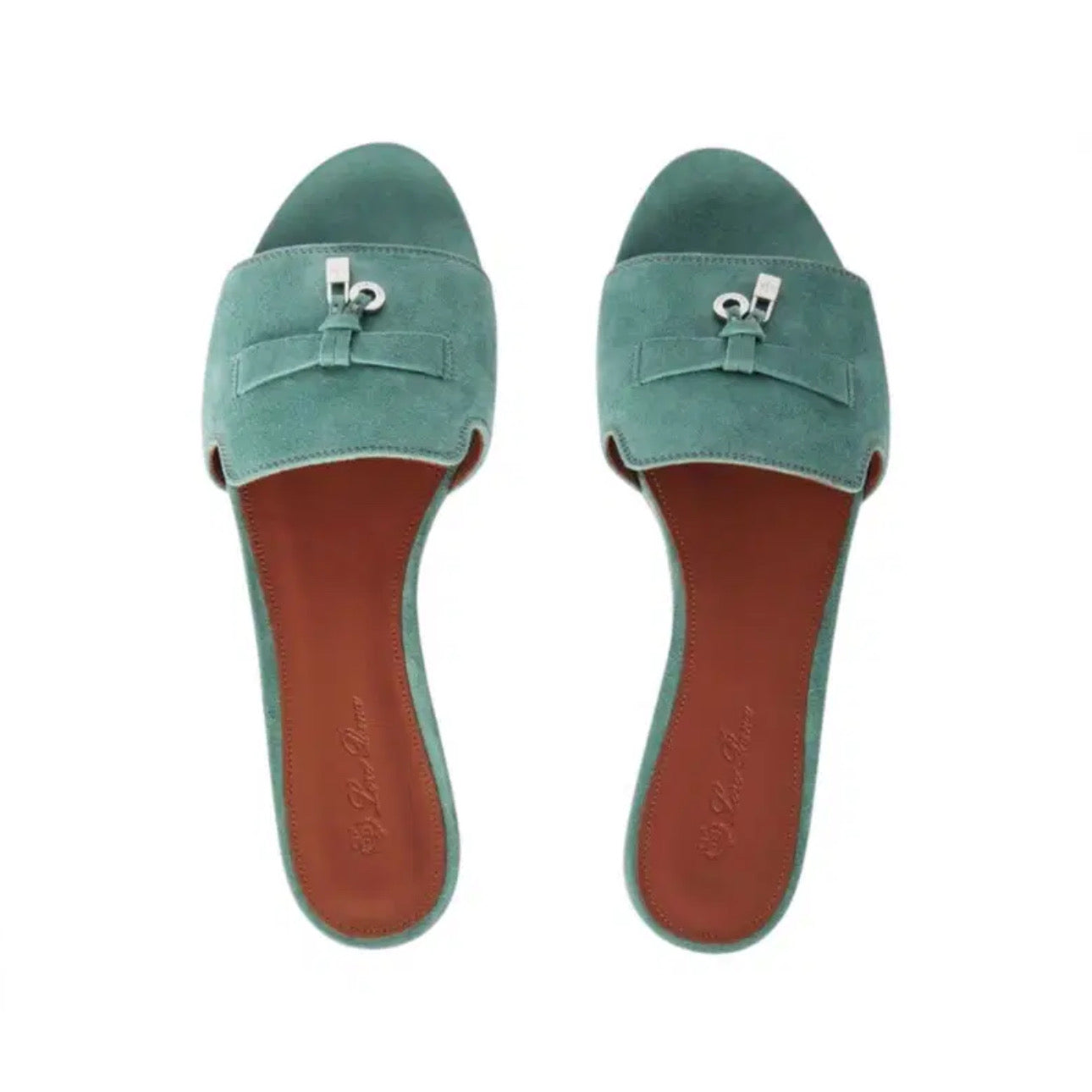 Loro Piana Summer Charms Sandal Suede Goatskin Camu Fruit-40