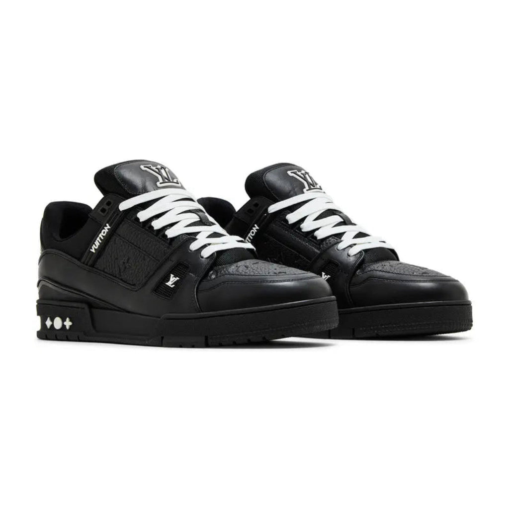 Louis Vuitton LV Trainer 'Embossed Monogram' 'Black'