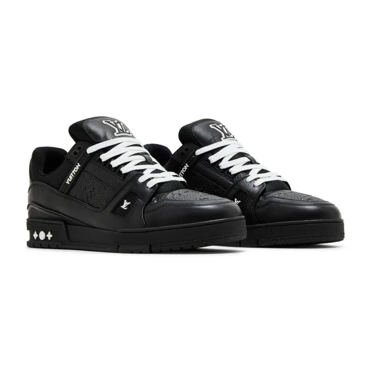 Louis Vuitton LV Trainer 'Embossed Monogram' 'Black'
