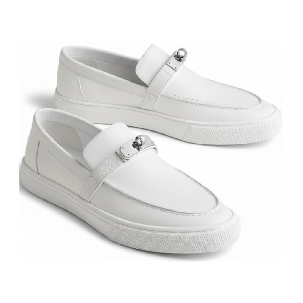 Hermès Game Slip-On 'Blanc'