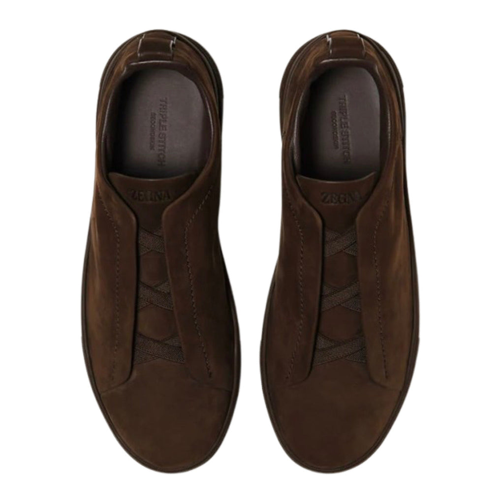 Zegna Triple Stitch SecondSkin 'Dark Brown'