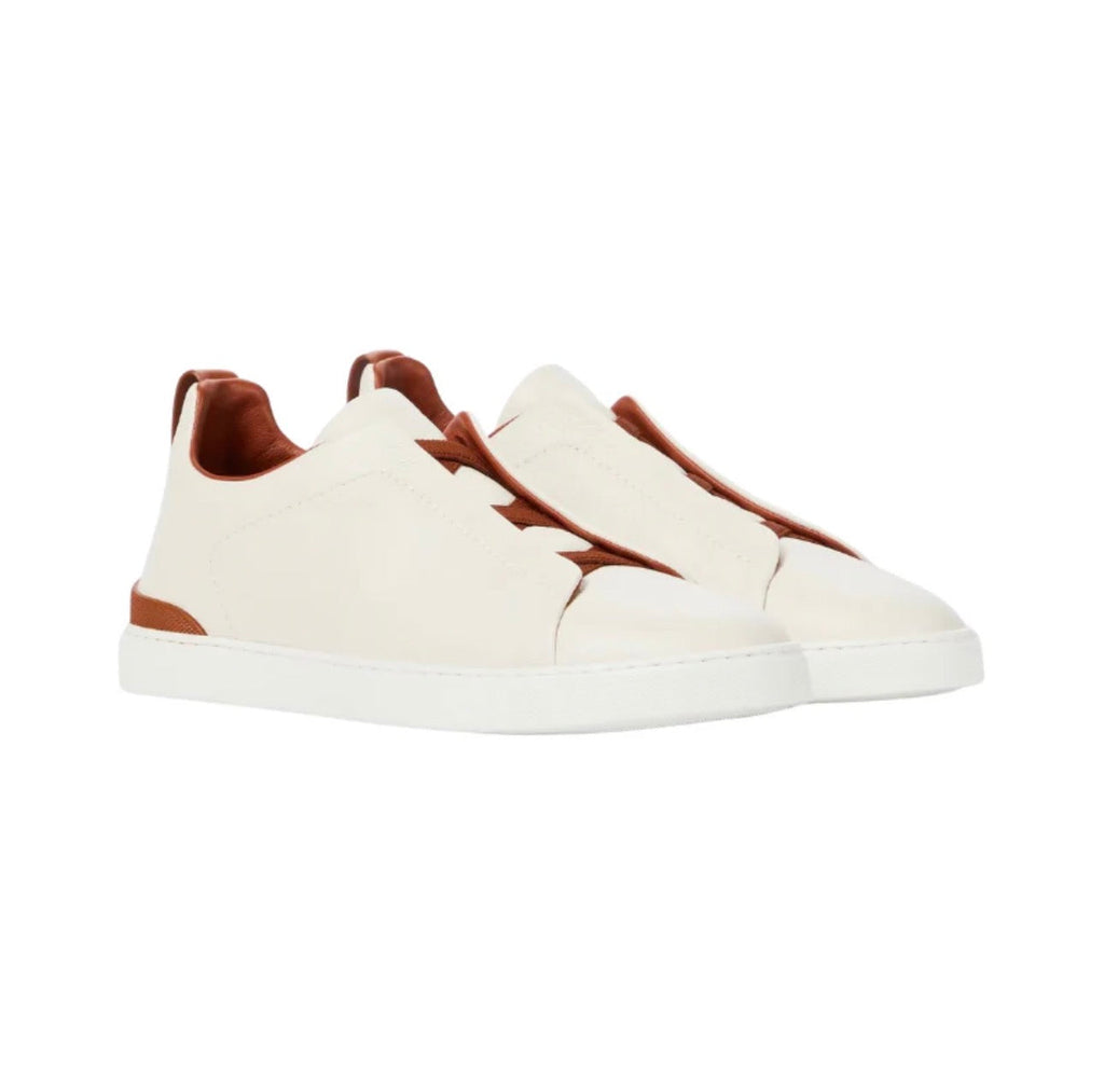 Zegna Triple Stitch Leather 'White'