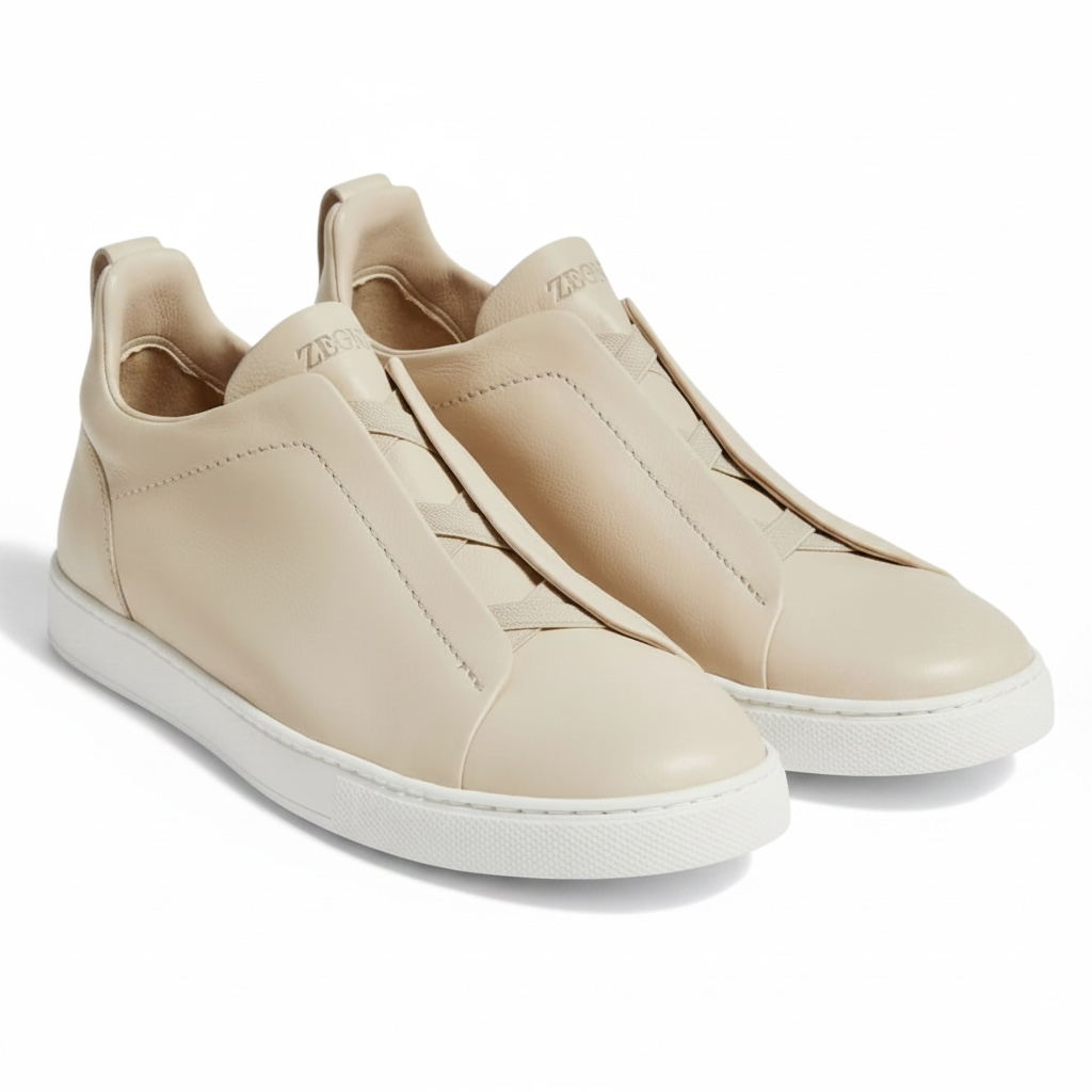 Zegna Triple Stitch SecondSkin 'Light Beige'