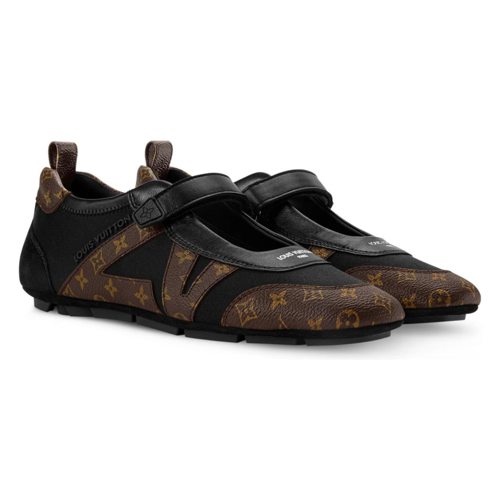 Louis Vuitton LV Sneakerina Mary Jane 'Black / Monogram'