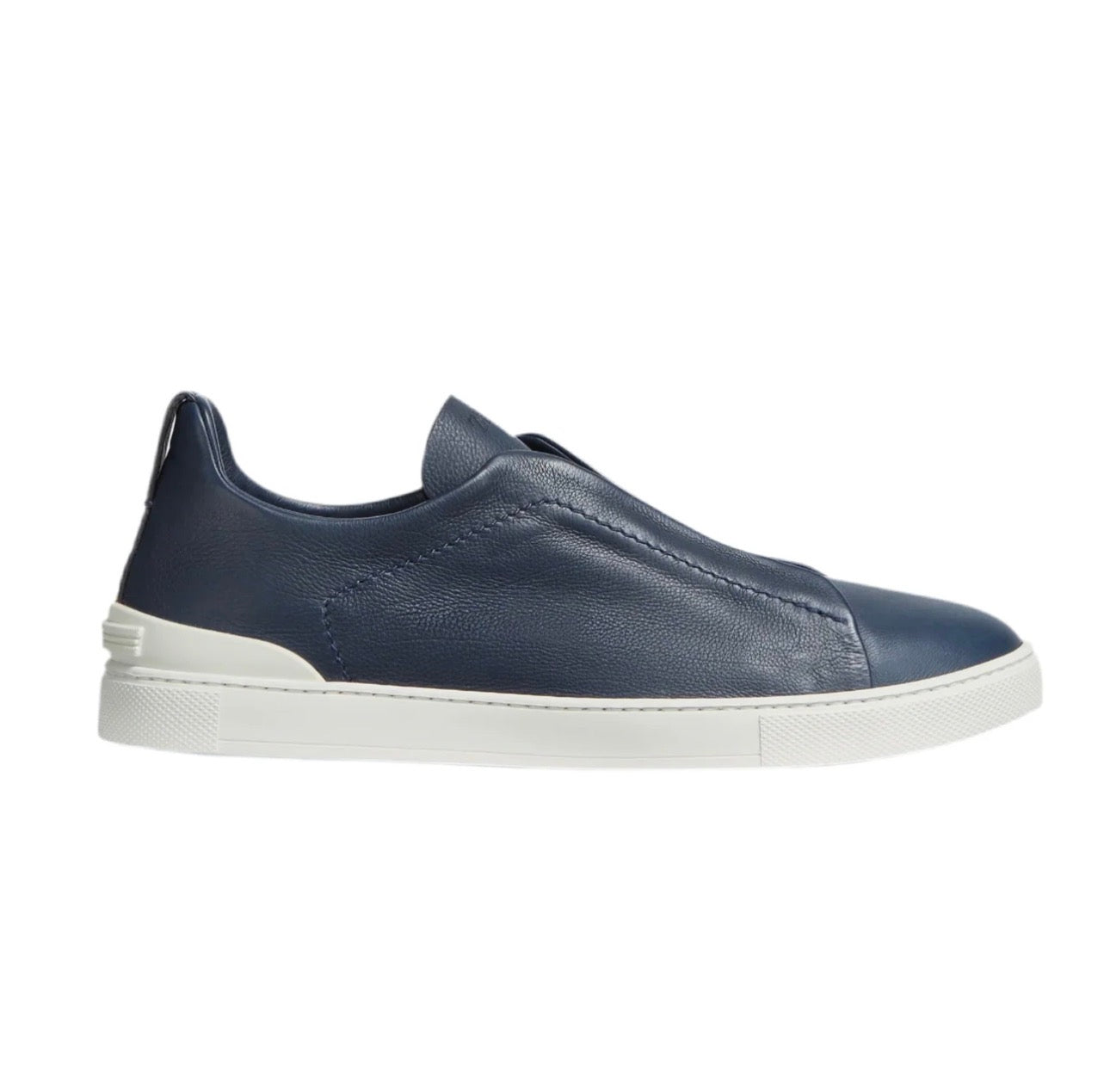 Zegna Triple Stitch Deerskin 'Navy Blue' Secondary image