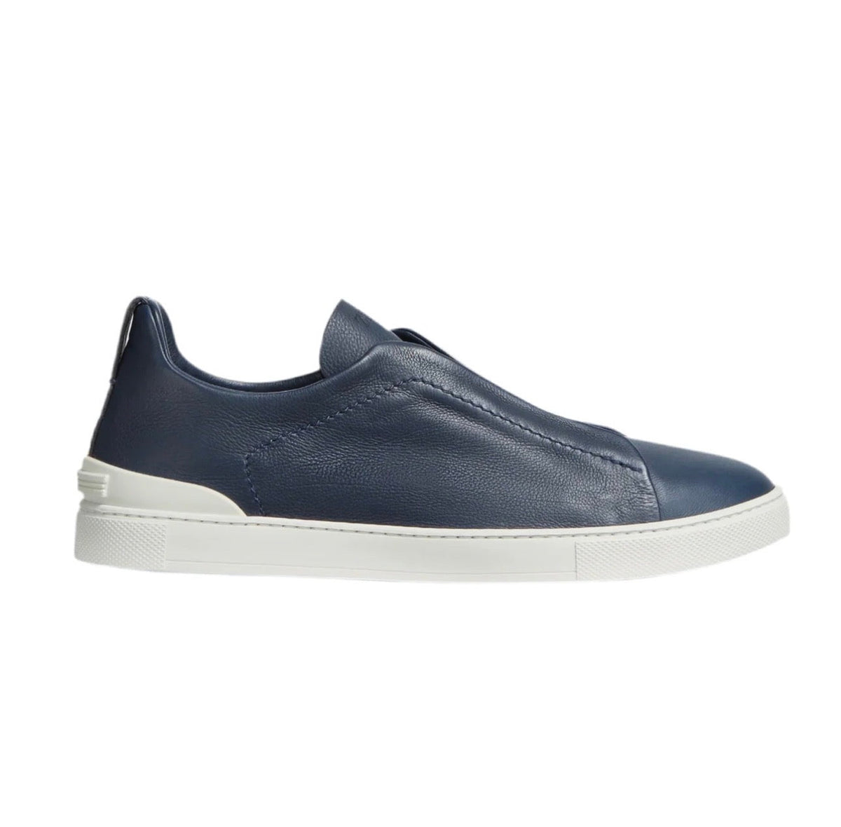 Zegna Triple Stitch Deerskin 'Navy Blue'