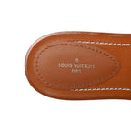 Louis Vuitton Lock It Flat Mule 'Raffia / Monogram'