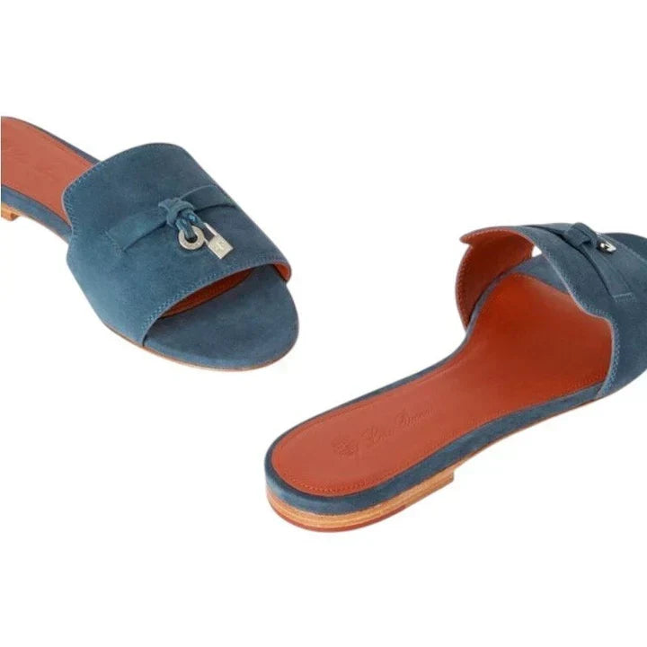 Loro Piana Summer Charms Sandal 'Denim'