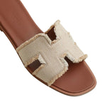Hermès Oran Toile 'Beige'