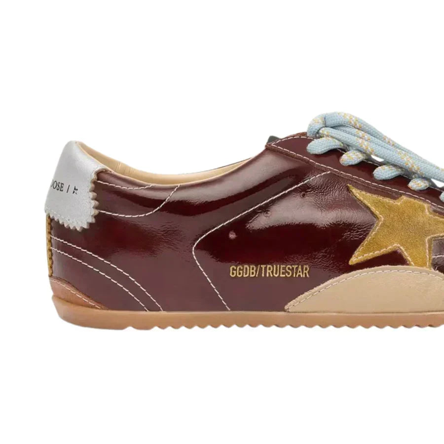 Golden Goose True-Star 'Burgundy Naplak / Gold'