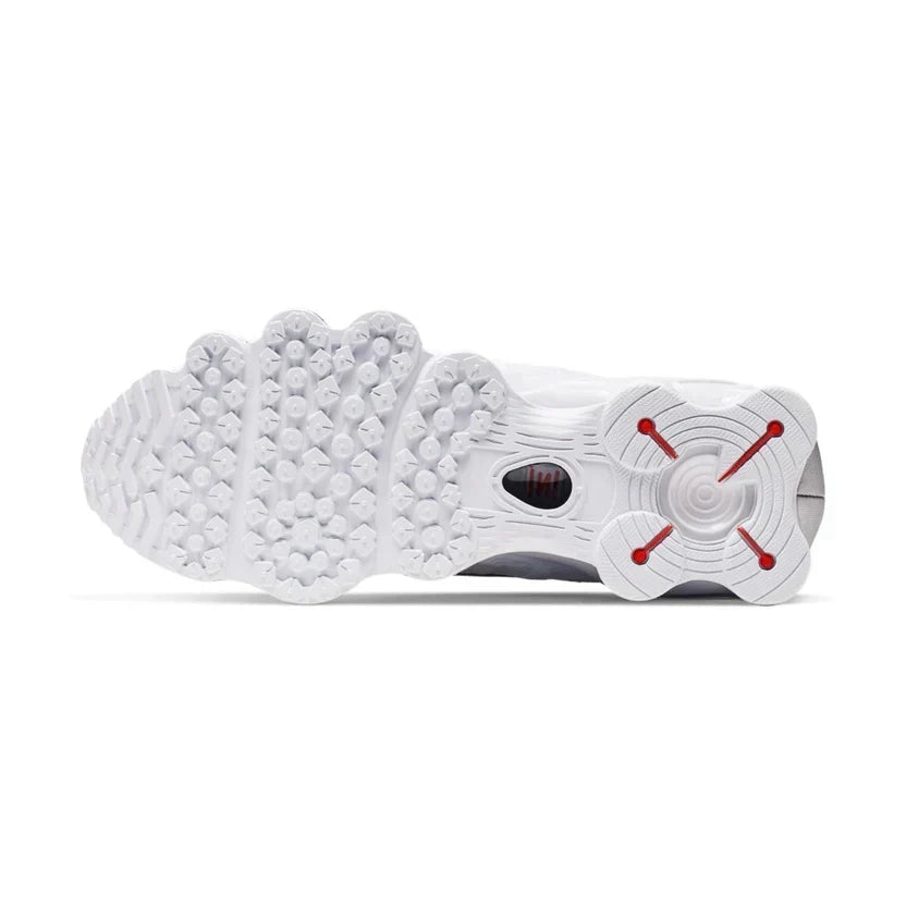 Nike Shox TL 'White / Metallic Silver / Max Orange'