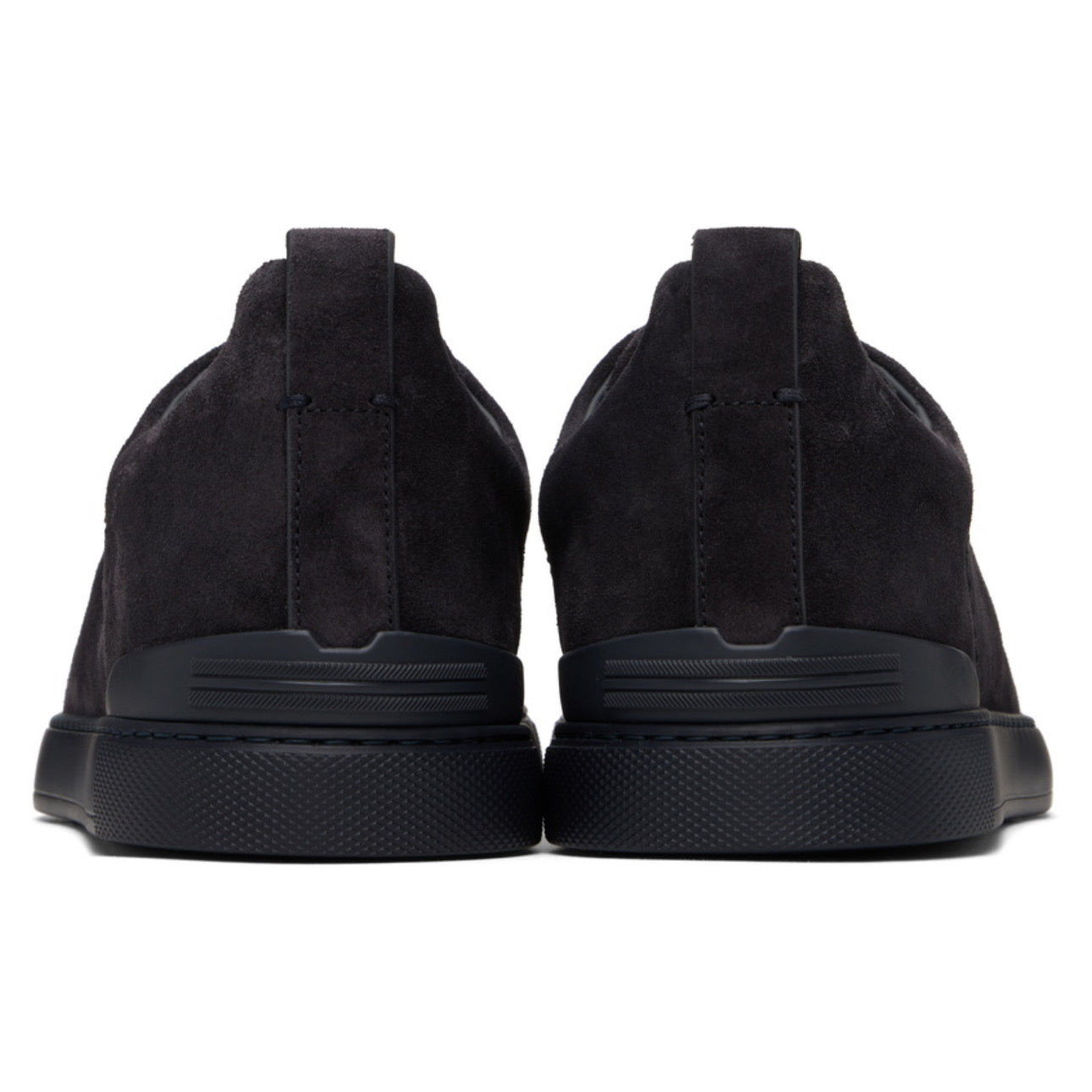 Zegna Triple Stitch Suede 'Full Navy'
