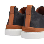 Zegna Triple Stitch Deerskin 'Black'