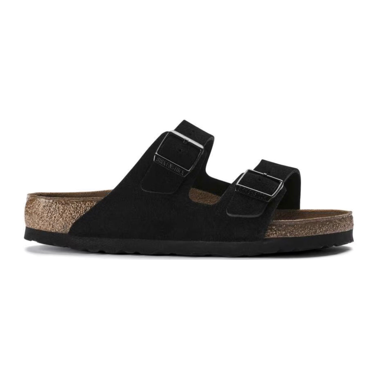 Birkenstock Arizona Soft Footbed Suede 'Black' Secondary image