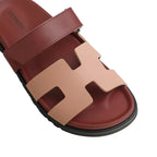 Hermès Chypre 'Bordeaux / Beige Perlino'