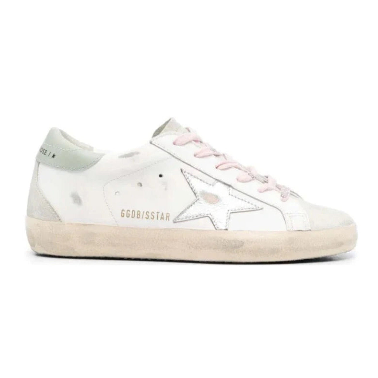 Golden Goose Super-Star 'White / Silver / Aqua' Secondary image