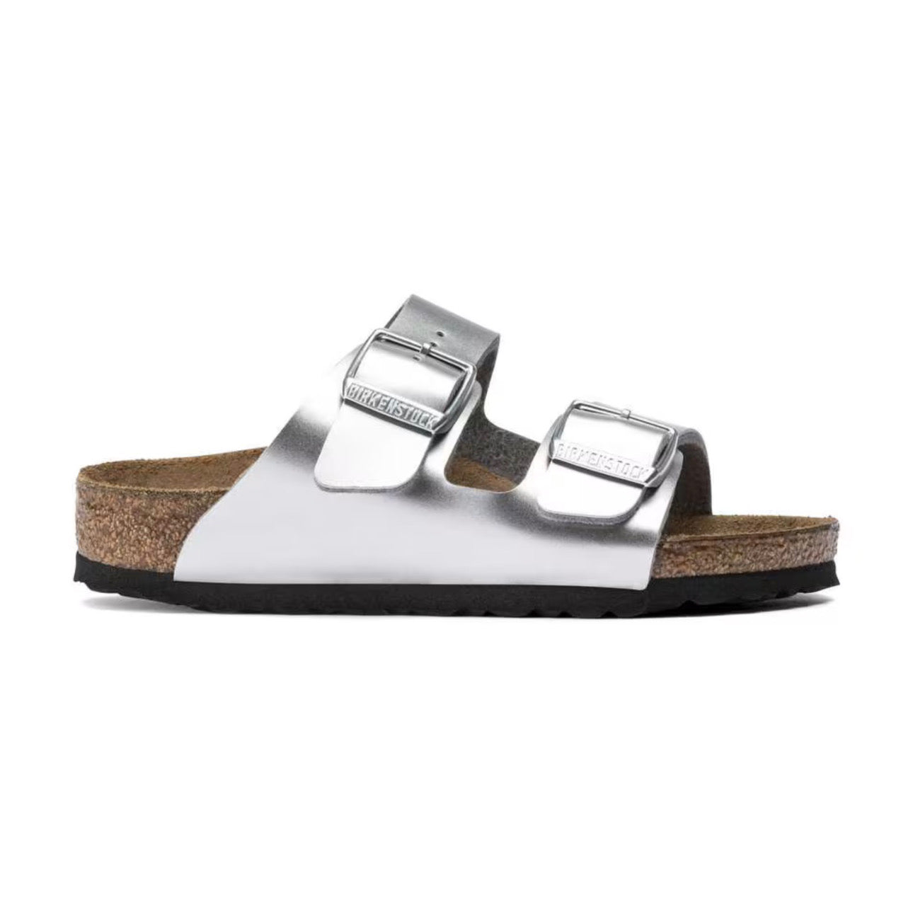Birkenstock Arizona 'Electric Metallic Silver' Secondary image