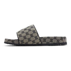 Gucci GG Slide 'Beige / Blue Monogram'