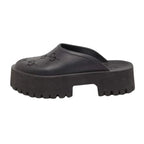 Gucci Perforated GG Platform Mule 'Black'