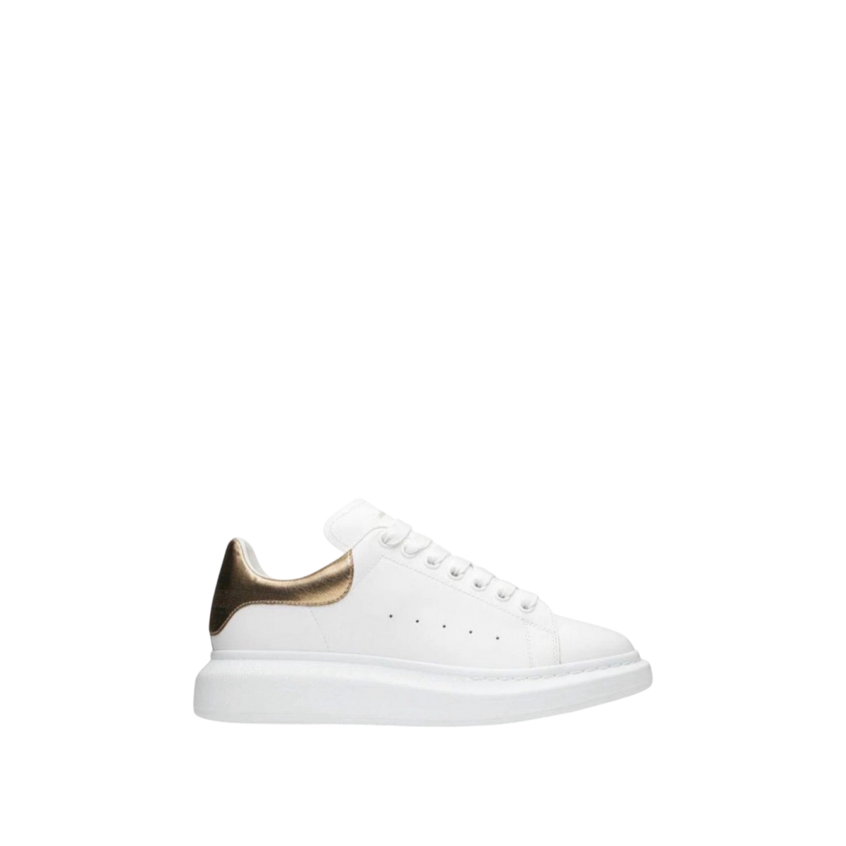 Alexander McQueen Oversized Sneaker 'White / Gold'