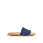Brunello Cucinelli Suede Slide 'Navy'