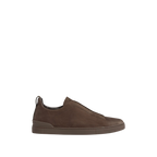 Zegna Triple Stitch SecondSkin Nubuck 'Dark Taupe'