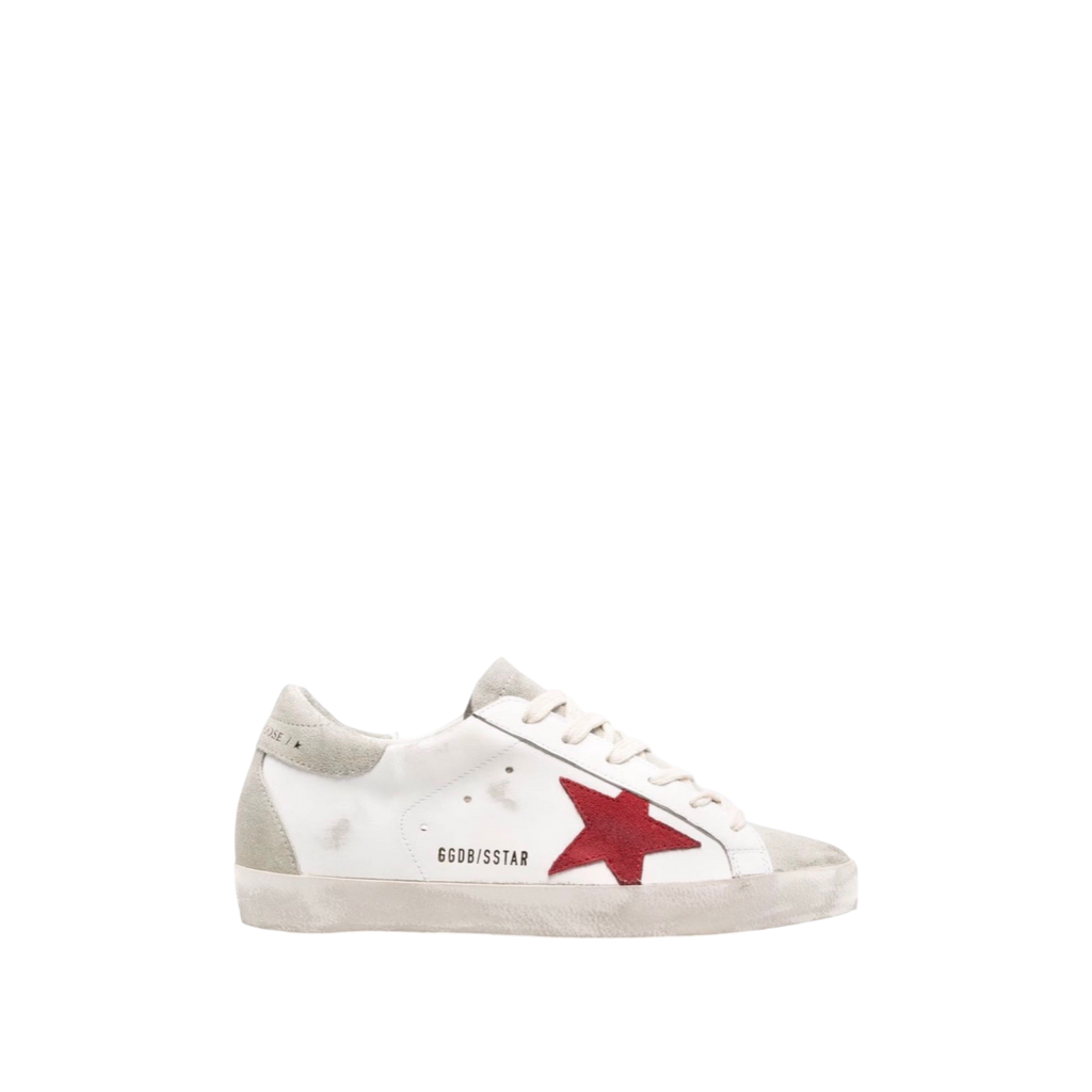 Golden Goose Super-Star 'White / Red'