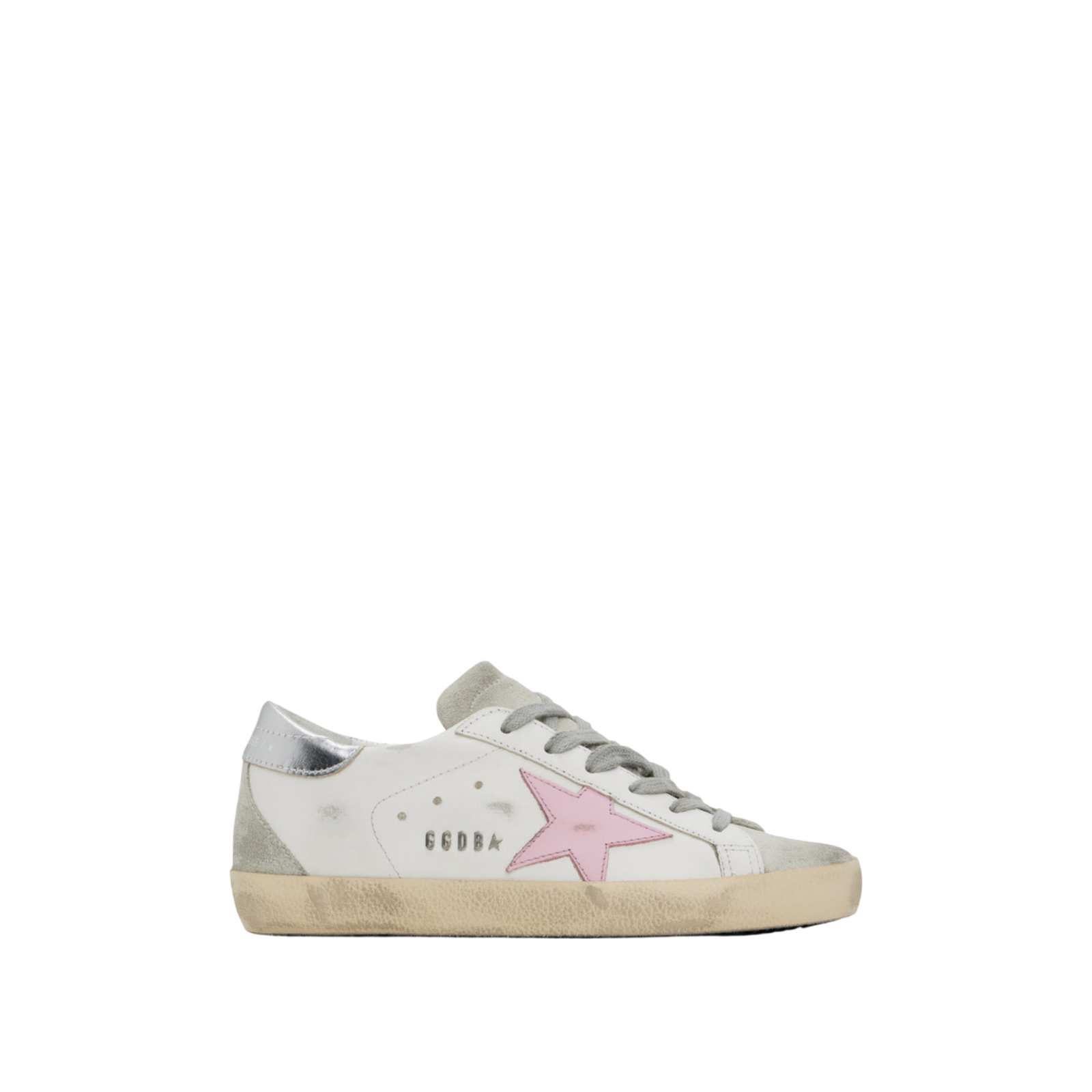 Golden Goose Super-Star 'White / Orchid Pink'