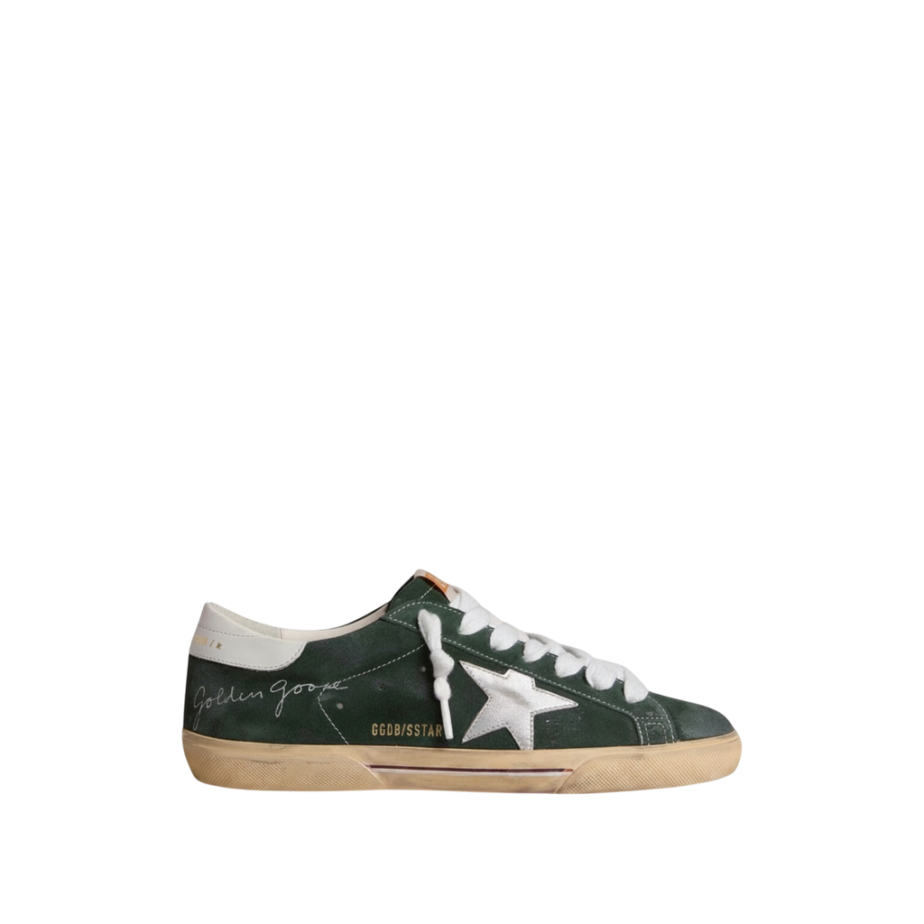 Golden Goose Super-Star 'Green / Silver Metallic'