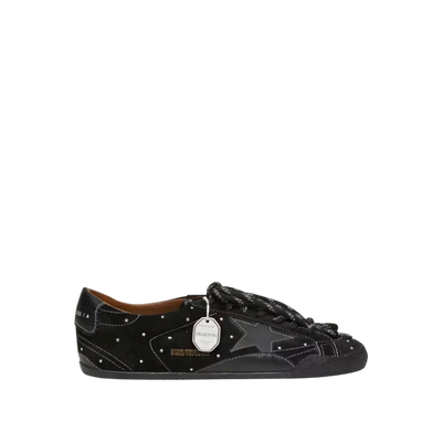Black Suede / Swarovski