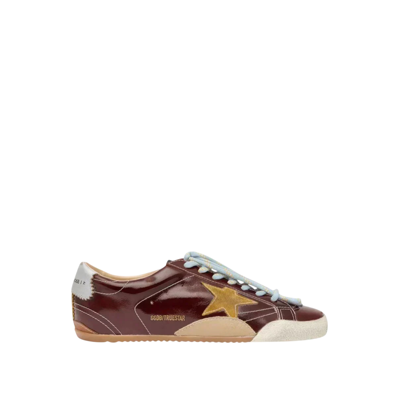 Golden Goose True-Star 'Burgundy Naplak / Gold'