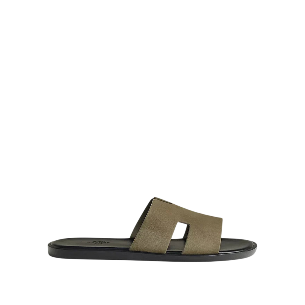 Hermès Haven Suede Slip-On 'Olive'