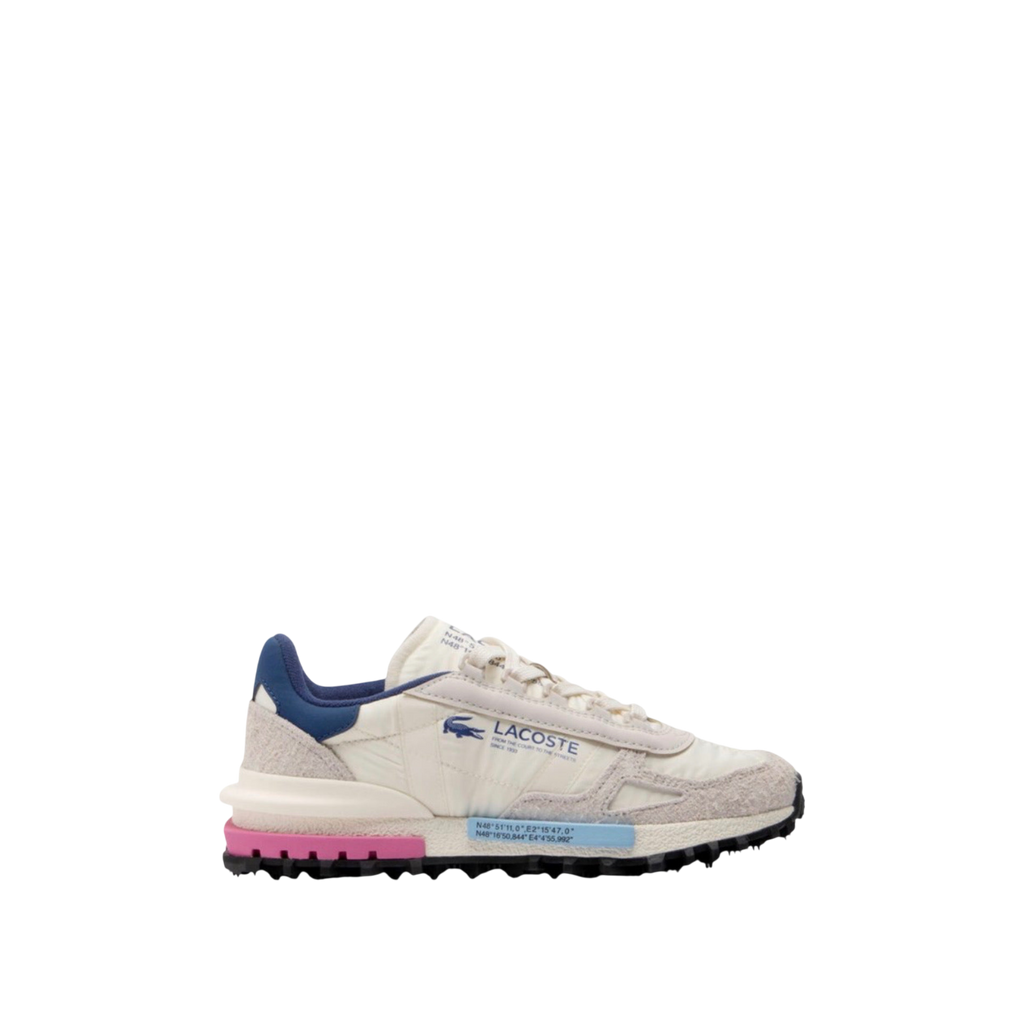 Lacoste Elite Active 'Off White / Navy / Pink'