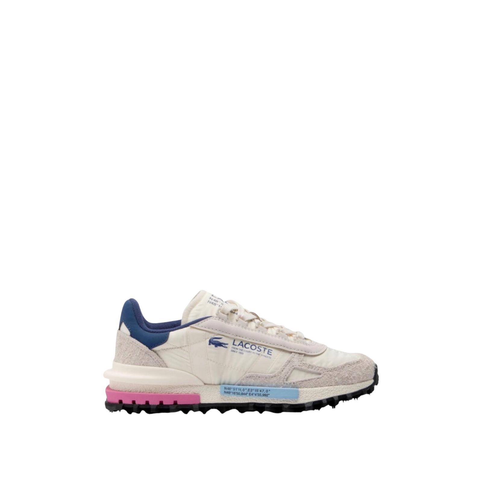Lacoste Elite Active 'Off White / Navy / Pink'