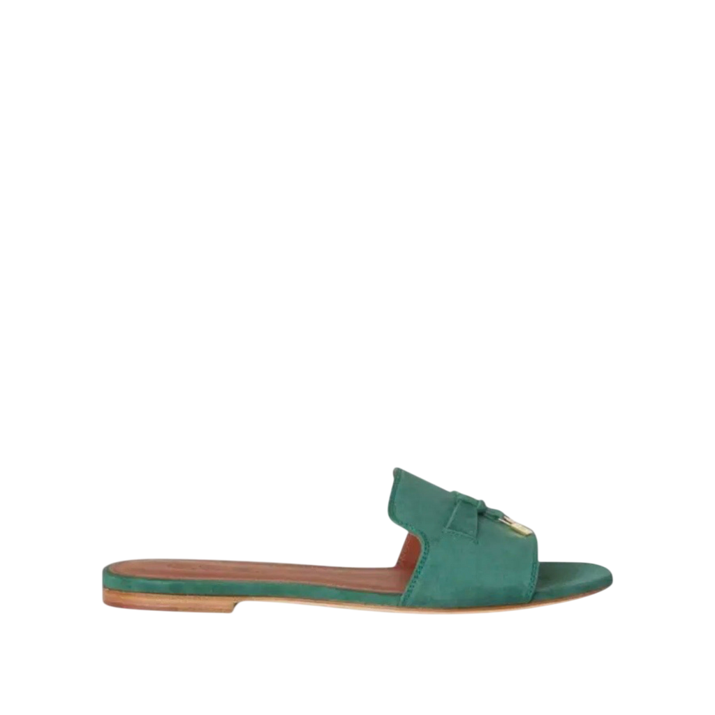 Loro Piana Summer Charms Sandal Suede Goatskin Camu Fruit-40