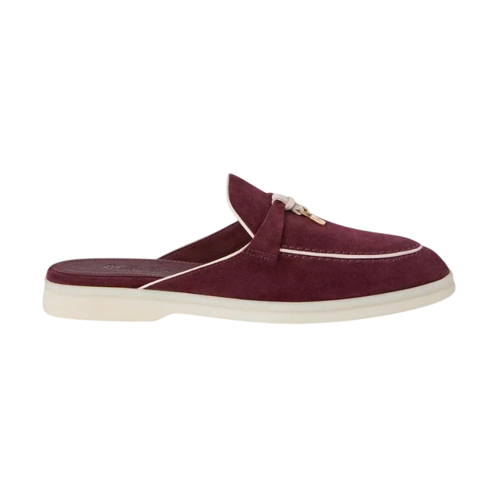 Loro Piana Summer Charms Walk Mule 'Burgundy' Secondary image